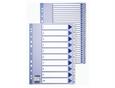 636369 Esselte 100135 Register plast hvit A4 1-10 Tallregister med trykk på faner